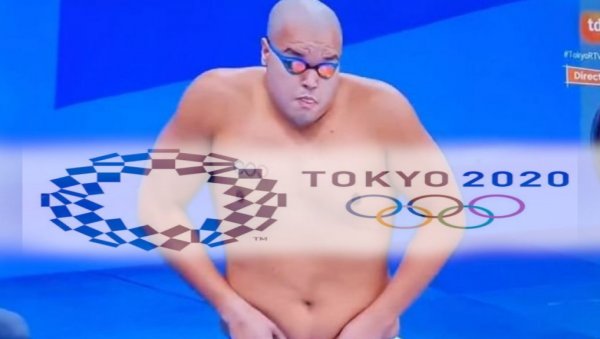 БУЦКО ХИТ НА ОЛИМПИЈСКИМ ИГРАМА: Није све у мишићима, пливач са стомачином омиљен у Токију