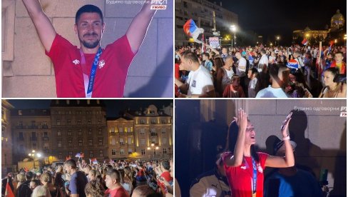 ZAVRŠEN SVEČANI DOČEK NAŠIH OLIMPIJACA: Srbija u velikom broju pozdravila heroje nacije (FOTO/VIDEO)