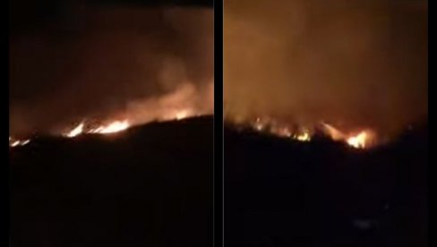 VELIKI POŽAR NA HVARU: Sa vatrenom stihijom bori se 50 vatrogasaca (VIDEO)