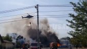 СНИМАК ИЗ ВАЗДУХА: Хеликоптер гаси велики пожар у Бањалуци - помажу и мештани (ВИДЕО)