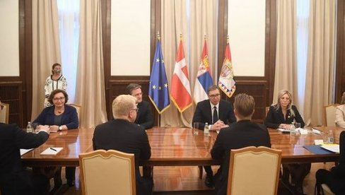 VUČIĆ SA KOFODOM: Predsednik razgovarao sa ministrom spoljnih poslova Kraljevine Danske