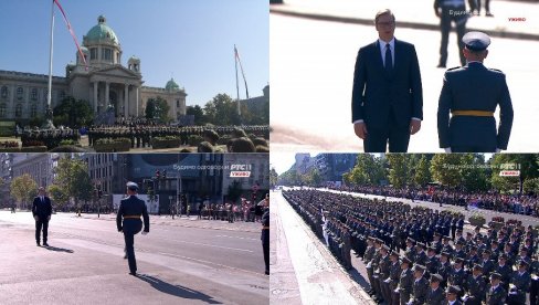 PROMOCIJA NAJMLAĐIH OFICIRA VOJSKE SRBIJE: Vučić - Naša snažna i jaka vojska je garant mira i stabilnosti (FOTO/VIDEO)
