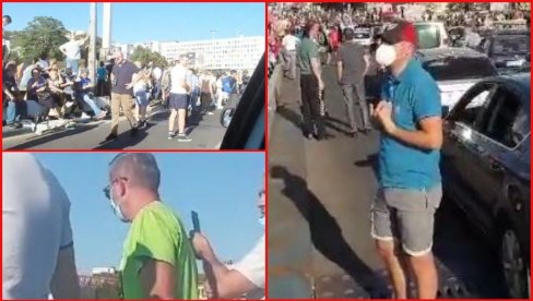 GRAĐANI BESNI ZBOG BLOKIRANIH SAOBRAĆAJNICA: Verbalni okršaji sa učesnicima ekološkog protesta (VIDEO)