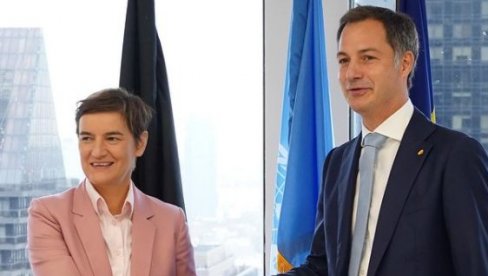 ANA BRNABIĆ SA PREMIJEROM BELGIJE: Odličan sastanak - posebno sam skrenula pažnju na kontinuirano, destruktivno ponašanje Prištine