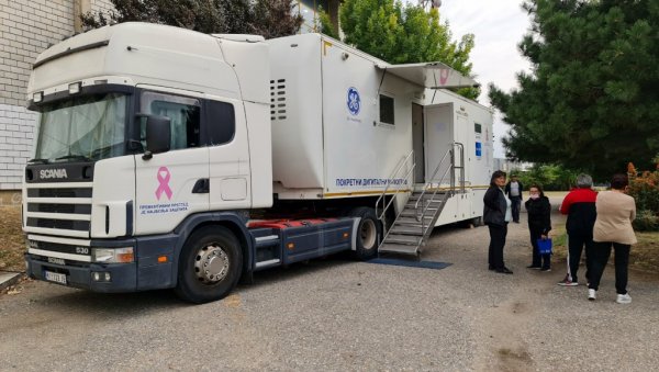 ВЕЛИКО ИНТЕРЕСОВАЊЕ ЗА СКРИНИНГ: Мобилни мамограф и у новембру у Врању