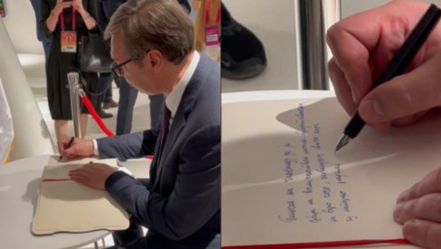 PORUKA VUČIĆA IZ DUBAIJA: Verujem u mladost Srbije - ići ćemo u korak sa razvijenim svetom! (FOTO/VIDEO)