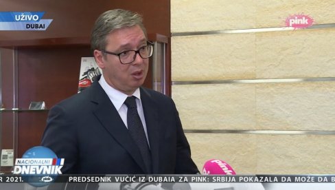 VUČIĆ SE OBRATIO IZ DUBAIJA: Naredni dani će sve pokazati, ova histerija je primer kako se priče fabrikuju