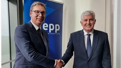 RAZGOVOR PRIJATELJA: Vučić se u Sloveniji sastao sa Draganom Čovićem (FOTO)