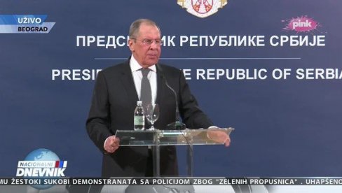 LAVROV OČITAO LEKCIJU EU ZBOG SRBIJE: Nije na čast Briselu popustljivost prema Prištini (VIDEO)