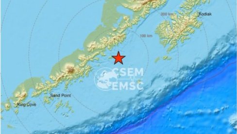 ZEMLJOTRES NA ALJASCI: Zatreslo se tlo na ostrvu Kodiak
