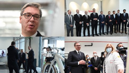 VUČIĆ U PANČEVU: Fabrika kompanije Brose verovatno najbolja ikada u Srbiji!