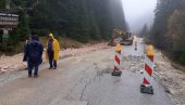 DEO SAOBRAĆAJNICE SE URUŠIO ZBOG PADAVINA: Sanirana oštećenja na putu Trijangla-Jahorina