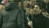 PREMIJER LIGA OVO NE PAMTI: Umalo se potukli treneri Liverpula i Arsenala (VIDEO)