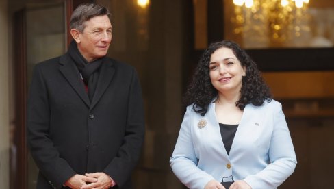 DA SE POŠTUJU DOGOVORI SA SRBIJOM: Slovenački predsednik u Prištini, Pahor podržao Otvoreni Balkan DA SE POŠTUJU DOGOVORI SA SRBIJOM: Slovenački predsednik u Prištini, Pahor podržao Otvoreni Balkan