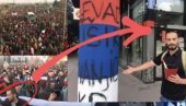 BRAJAN OPET PREDVODNIK BLOKADE: Đilasov aktivista, unuk srbomrsca Jevrema Brkovića nezakonito blokira puteve (VIDEO)