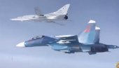 DEMONSTRACIJA SILE: Rusija digla bombardere, beloruski lovci prate Tu-22M3 (VIDEO)