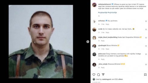 SEĆANJE NA VOJSKU: Nebojša Stefanović podelio fotografiju u uniformi od pre dve decenije SEĆANJE NA VOJSKU: Nebojša Stefanović podelio fotografiju u uniformi od pre dve decenije