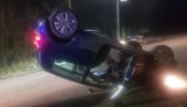 ПУКОМ СРЕЋОМ ИЗБЕГНУТА ТРАГЕДИЈА: Тежак удес код Винораче, пијани возач изазвао несрећу