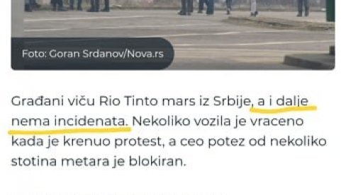 OPOZICIONI MEDIJI PRIŽELJKUJU NASILJE? Orlić o izveštavanju sa blokada - to im i jeste namera (FOTO) OPOZICIONI MEDIJI PRIŽELJKUJU NASILJE? Orlić o izveštavanju sa blokada - to im i jeste namera (FOTO)