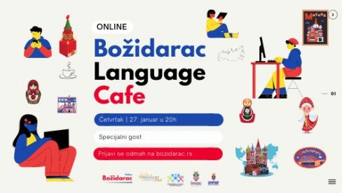 BESPLATNO UČENJE RUSKOG JEZIKA: Nova onlajn radionica u Božidarcu BESPLATNO UČENJE RUSKOG JEZIKA: Nova onlajn radionica u Božidarcu