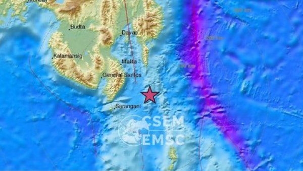 СНАЖАН ЗЕМЉОТРЕС НА ФИЛИПИНИМА: Још нема информација о евентуалној штети или повређенима