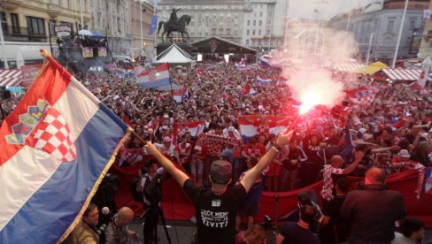 NEVIĐEN SKANDAL: Hrvatski navijači opet zgrozili svet