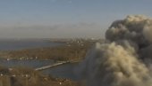 POSLE RUSKOG UDARA NIŠTA NE OSTAJE: Pogledajte snimak udara krstareće rakete u Nikolajevu (VIDEO)