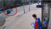 SAOBRAĆAJNA NESREĆA NA BEŽANIJSKOJ KOSI: Kolima udario motociklistu, pa pobegao sa mesta udesa (VIDEO)