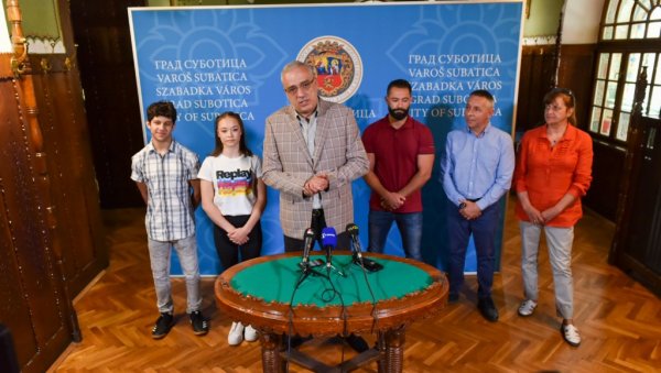 Градоначелник Бакић примио сјајне суботичке гимнастичаре