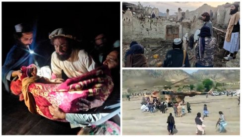 ЦРНЕ БРОЈКЕ РАСТУ, НАЈМАЊЕ 2.500 МРТВИХ: Десетине хиљада повређених након земљотреса у Авганистану