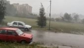 PONOVO JAKO NEVREME U NIŠU: Nebo se opet zacrnelo, vetar obarao stabla (VIDEO)