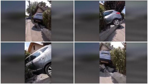 KOLA SU PRELETELA OGRADU I ZAVRŠILA U DVORIŠTU: Incident u Beogradu, razvaljeno sve, delovi automobila po putu KOLA SU PRELETELA OGRADU I ZAVRŠILA U DVORIŠTU: Incident u Beogradu, razvaljeno sve, delovi automobila po putu