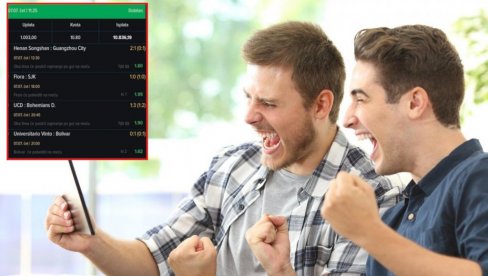 TIP DOMINIRA! Nema stajanja - kvota 15,7 zaokružena plus 11 od 11 predloga! TIP DOMINIRA! Nema stajanja - kvota 15,7 zaokružena plus 11 od 11 predloga!