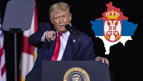 TRAMP SE OGLASIO O KOSOVU I METOHIJI: Američki predsednik otkrio čime se bavi njegova administracija TRAMP SE OGLASIO O KOSOVU I METOHIJI: Američki predsednik otkrio čime se bavi njegova administracija
