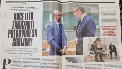 Hrvatski mediji prizivaju da EU kazni Srbiju zbog odnosa sa Rusijom, dok plaču za svojim skromnim robnim rezervama Hrvatski mediji prizivaju da EU kazni Srbiju zbog odnosa sa Rusijom, dok plaču za svojim skromnim robnim rezervama