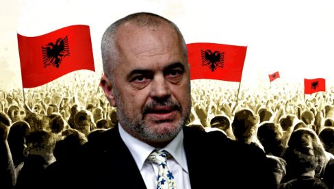 GRCI, EVO VAM IH ALBANCI U CENTRU ATINE: Edi Rama na predizbornom skupu (VIDEO)