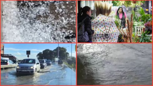 KOD JAGODINE PAO GRAD VELIČINE JABUKE: Nevreme protutnjalo Srbijom - U Vršcu poplavljene ulice, u Sečnju se zabelelo (FOTO/VIDEO) KOD JAGODINE PAO GRAD VELIČINE JABUKE: Nevreme protutnjalo Srbijom - U Vršcu poplavljene ulice, u Sečnju se zabelelo (FOTO/VIDEO)