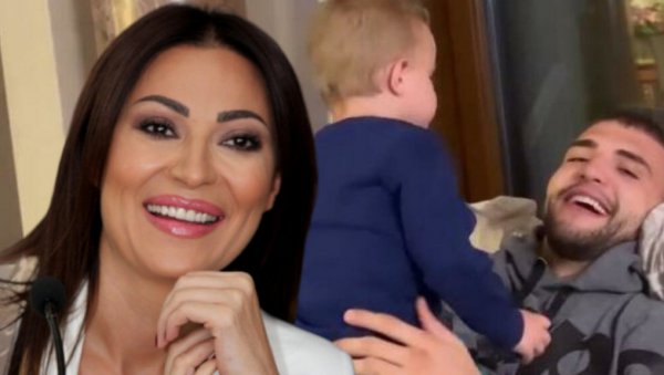 БУРА ЕМОЦИЈА НАКОН ПОЗИВА СА ВЕЉКОМ ИЗ РУСИЈЕ: Цеца држи малог Жељка у крилу и прича са сином - Породична сцена дирнула сцена дирнула све