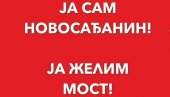 JA SAM NOVOSAĐANIN, JA ŽELIM MOST: Gradski odbor SPS-a podržao izgradnju četvrtog mosta