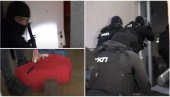 UBACILI ŠOK BOMBE, PA UPALI U ZGRADU: Pogledajte dramatičan snimak akcije u Sremskoj Mitrovici - zaplenjeno 100 kilograma droge (VIDEO)