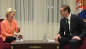 ВУЧИЋ ГОСТ УРСУЛЕ ВОН ДЕР ЛАЈЕН, ПРИСУСТВОВАЋЕ И КОШТА: Велика част за нашу земљу, председник сам са двоје најважнијих људи у ЕУ