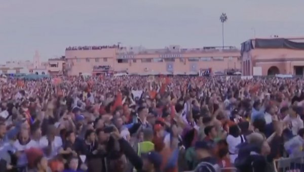 ДЕЛИРИЈУМ! Погледајте потпуно луде сцене након меча Мароко - Португал (ВИДЕО)