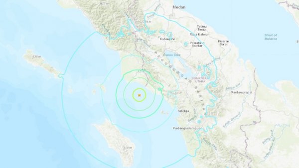 СНАЖАН ЗЕМЉОТРЕС НА ПРОСТОРУ ИНДОНЕЗИЈЕ: За сада нема информација о повређенима и штети
