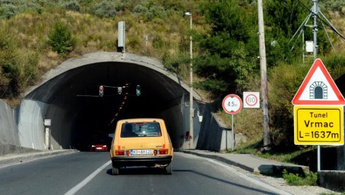 ZATVOREN TUNEL VRMAC: Obustava saobraćaja 15 dana