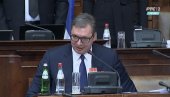 НАМА ЈЕ СРБИЈА СВЕТИЊА, А ЊИМА ПОСЛОВНИК: Јака порука председника Вучића након хаоса који је правила опозиција