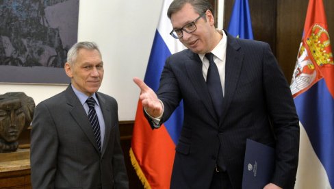 ВУЧИЋ ДАНАС С БОЦАН-ХАРЧЕНКОМ: Битан сусрет на Андрићевом венцу ВУЧИЋ ДАНАС С БОЦАН-ХАРЧЕНКОМ: Битан сусрет на Андрићевом венцу