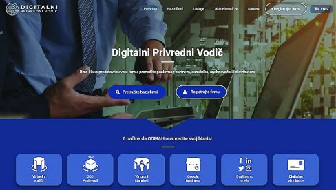 SVI NA JEDNOM MESTU: Digitalni privredni vodič SVI NA JEDNOM MESTU: Digitalni privredni vodič