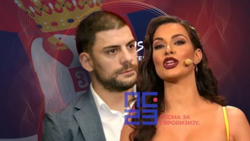 SRBIJA BIRA PESMU ZA EVROVIZIJU: Milan Marić i Dragana Kosjerina blistaju na sceni u elegantnim izdanjima (FOTO)