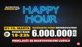 ИМАТЕ ТАЧНО 6.000.000 РАЗЛОГА ДА УЧЕСТВУЈЕТЕ У МАРТОВСКОМ ЛУДИЛУ