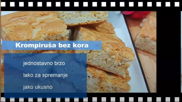 ПИТА КРОМПИРУША БЕЗ КОРА: Уживајте у традиционалном рецепту који се спрема у само неколико корака (ВИДЕО)